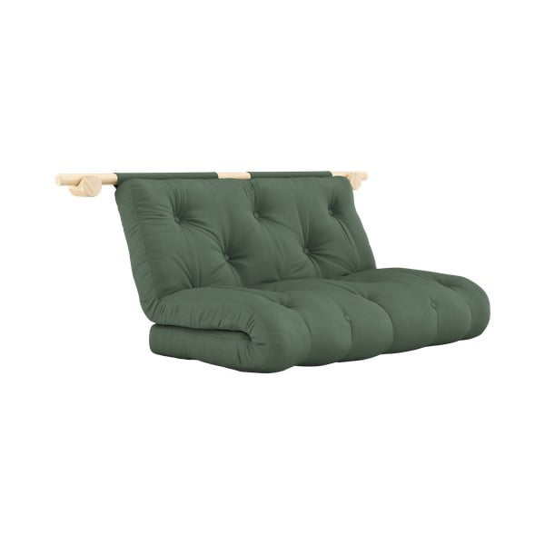 Zelena sklopiva sofa 135 cm Hooked – Karup Design