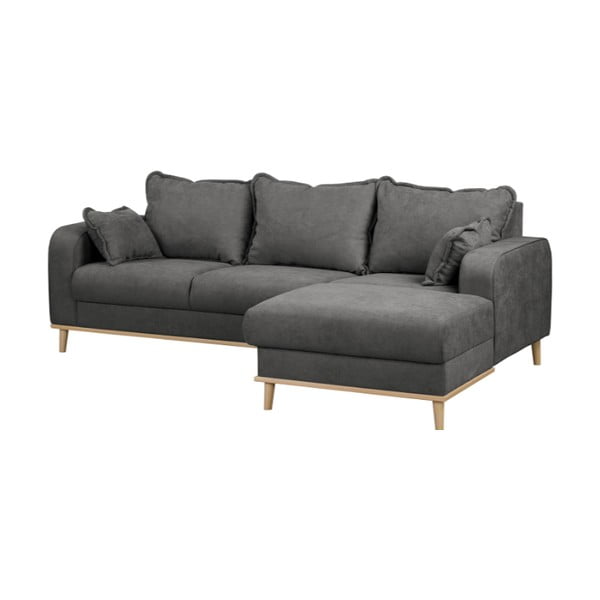 Tamno siva kutna garnitura (desni kut) Beata - Ropez-image-2