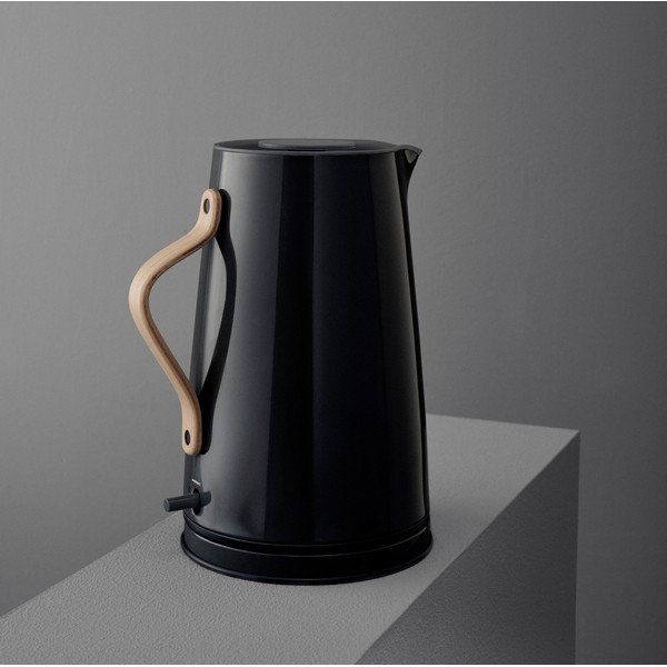 Crno kuhalo za vodu od nehrđajućeg čelika 1,2 l Emma – Stelton-image-1