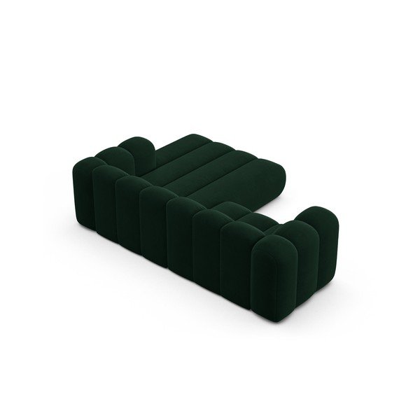 Tamno zelena kutna garnitura (s desnim kutom) Lupine – Micadoni Home-image-3