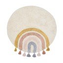 Periv/ručno rađen pamučan dječji tepih boje slonovače ø100 cm Tadea – Kave Home