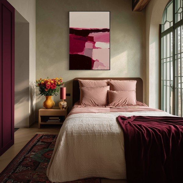 Tiskana slika s okvirom/na platnu 70x100 cm Berry Blocks – Styler-image-2
