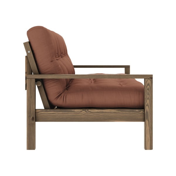 Narančasta/smeđa sklopiva sofa 205 cm Knob – Karup Design-image-3