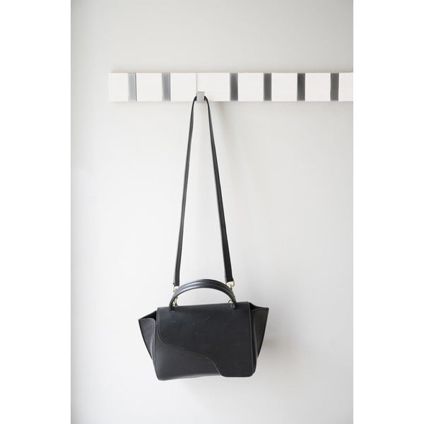 Crna zidna vješalica od punog hrasta Confetti – Rowico-image-1