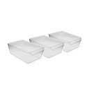 Plastični organizator za hladnjak 3 kom - Hermia