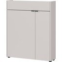 Krem ormarić u mat dekoru 83x99x22 cm Ameca – Germania