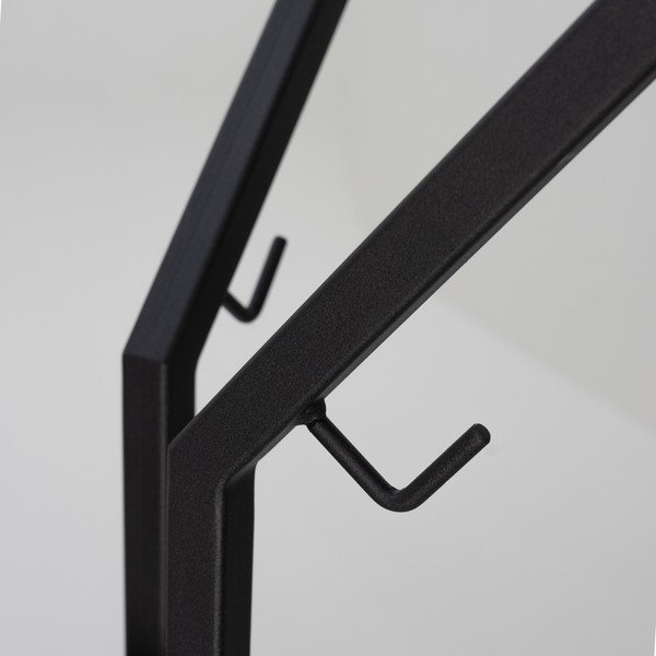 Crna metalna vješalica 50x170 cm Jaimy – Spinder Design-image-2