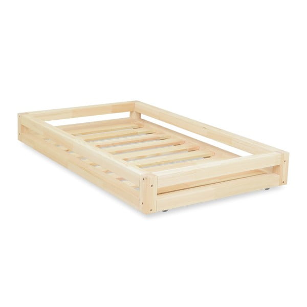 Set lakiranih ladica ispod kreveta i 4 produžene noge Benlemi, za krevet 90 x 180 cm-image-1