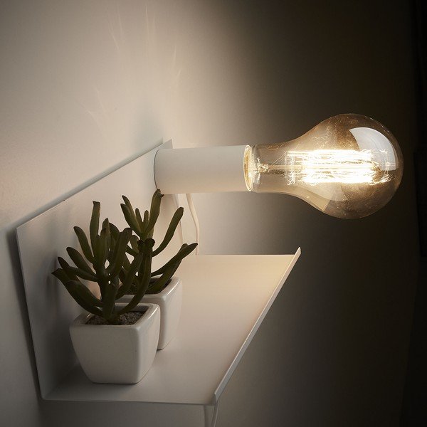 Bijela zidna lampa s policom Hannah - Kave Home-image-2