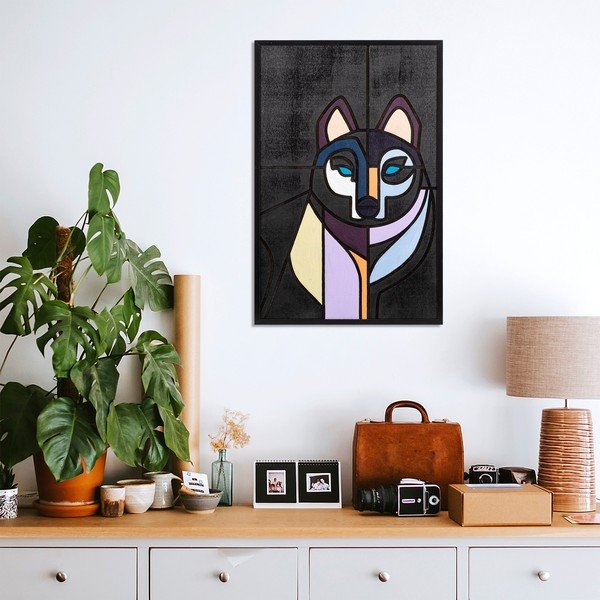 Slika 39x59 cm Wolf - Wallity-image-1