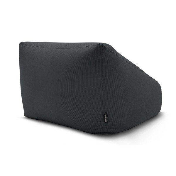 Tamno siva vreća za sjedenje od samta Lilibet – Bobochic Paris-image-4