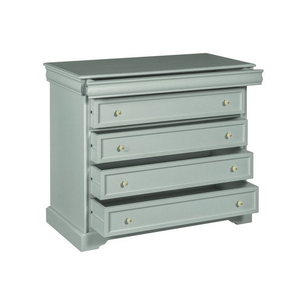 Siva komoda s 4 ladice Evergreen House Bee-image-2