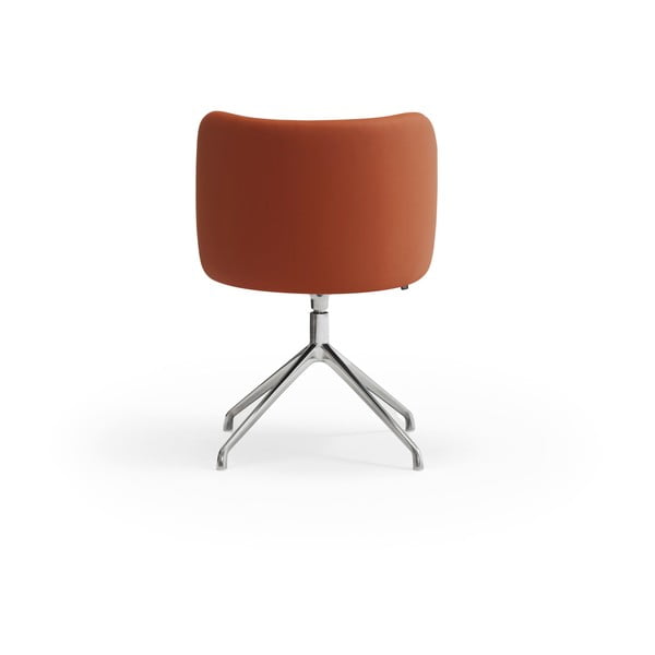 Narančasta podstavljena blagovaonska stolica Mogi – Teulat-image-3