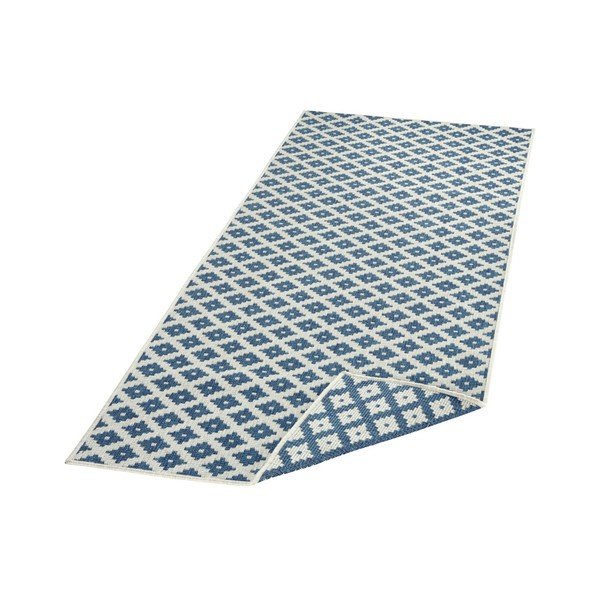 Dvostrani tepih s uzorkom svijetloplave boje Bougari Nice, 80 x 150 cm-image-3