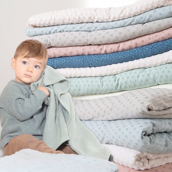 Bež dječja posteljina za dječji krevetić od mješavine pamuka 80x80 cm Frosty Almond – Roba-image-4