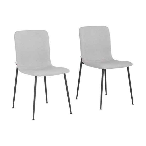 Svijetlo sive blagovaonske stolice u kompletu od 2 kom Faye - Støraa-image-3