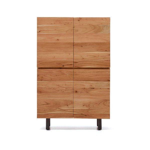 Komoda od masivnog bagrema u prirodnoj boji 100x155x40,5 cm Uxue – Kave Home