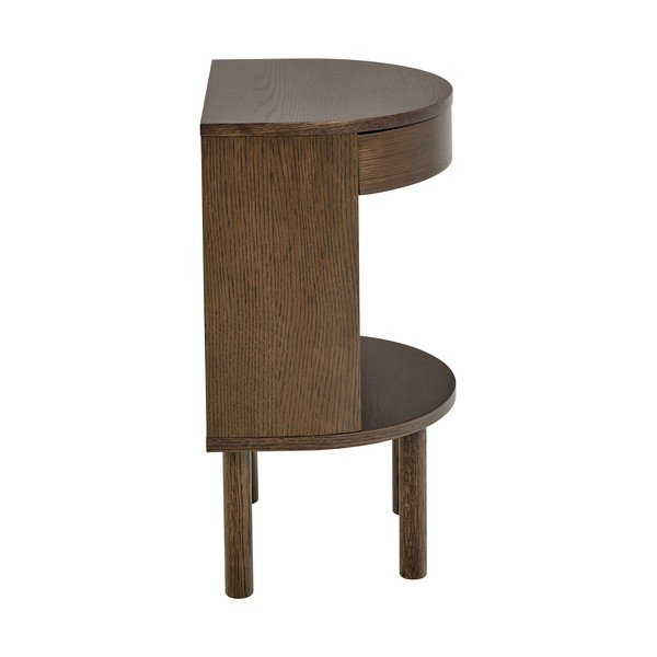 Noćni ormarić u dekoru hrasta u tamnoj prirodnoj boji Paron – Actona-image-4