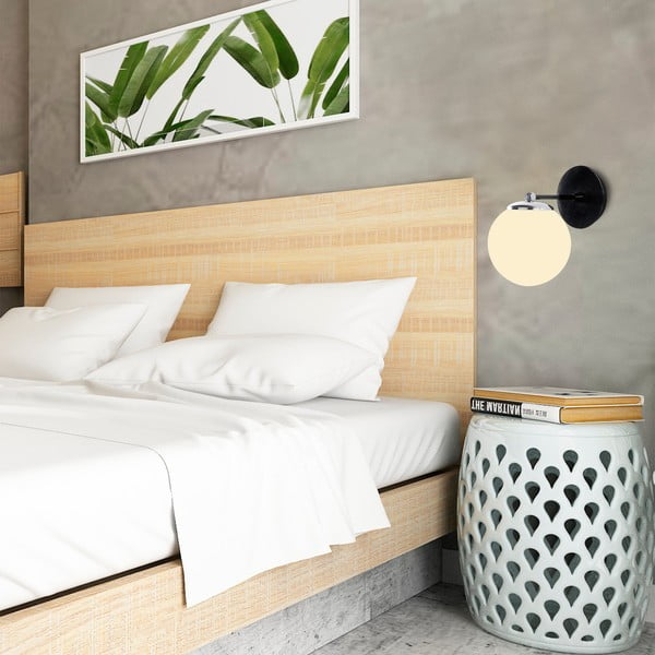 Crno-bijela zidna svjetiljka Opviq lights My Legend-image-4