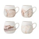 Krem šalice u setu 4 kom od kamenine 250 ml Lyre – Bloomingville