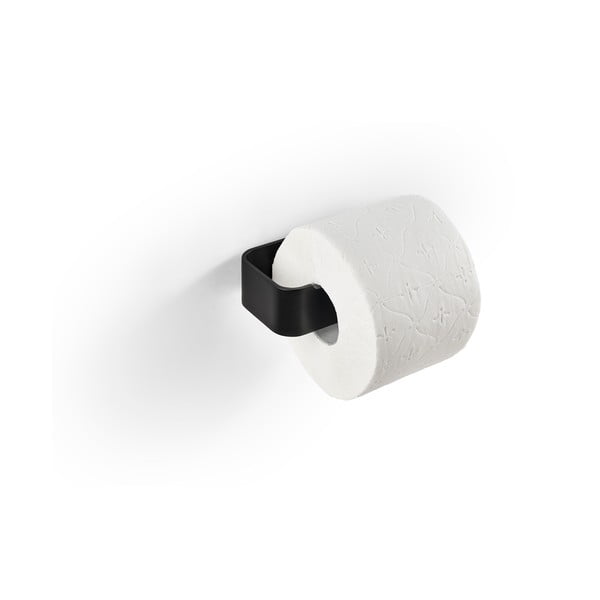 Crni metalni zidni držač toaletnog papira Ume – Zone