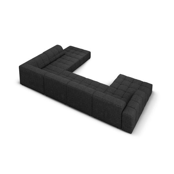 Antracitno siva kutna garnitura (s desnim kutom/u obliku slova "U") Chicago – Cosmopolitan Design-image-4