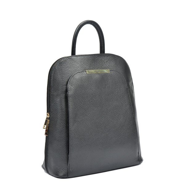 Crni kožni ženski ruksak Renata Corsi Sofia-image-1