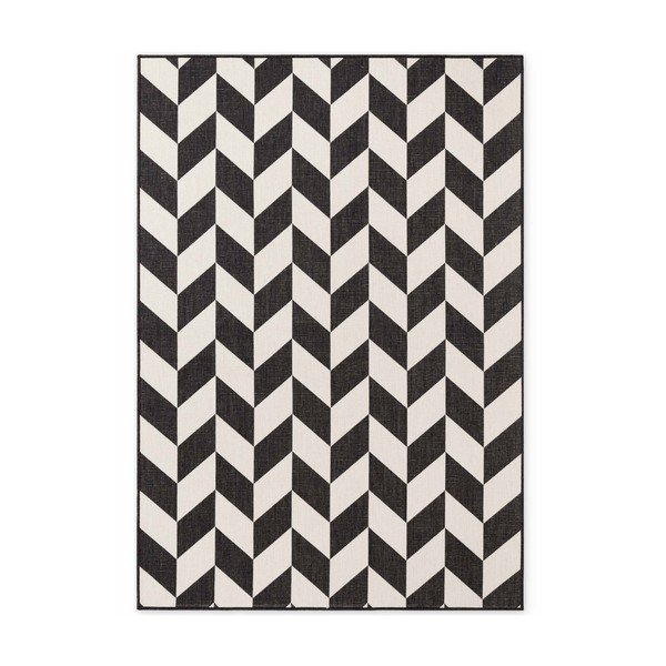 Crni/krem unutarnji i vanjski tepih 120x170 cm Haringey Terrick – Ted Baker