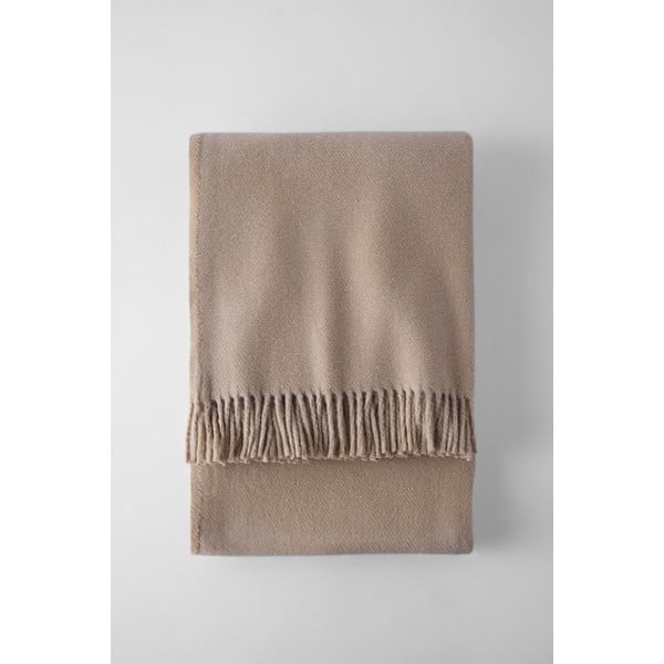 Smeđi pokrivač s pamukom Euromant Basics, 140 x 160 cm