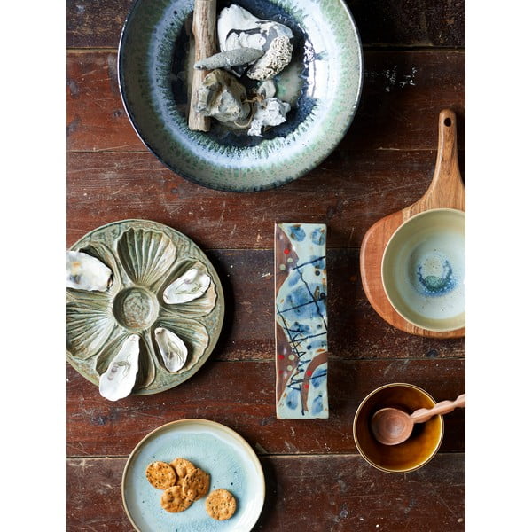 Zelena zdjelica od kamenine 500 ml Heather – Bloomingville-image-1