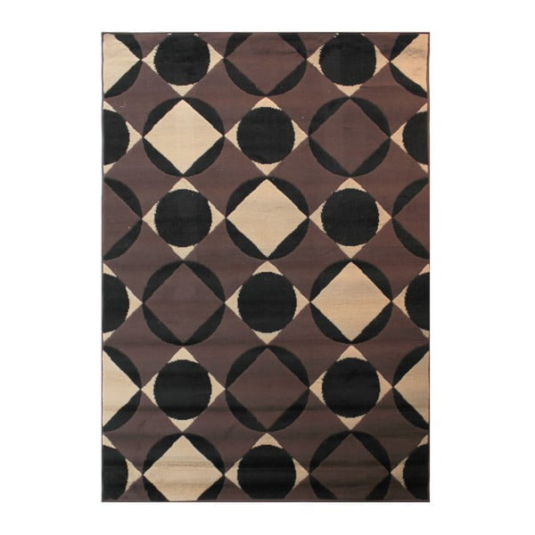 Tamnosmeđi tepih Flair Rugs Carnaby Chocolate, 80 x 150 cm