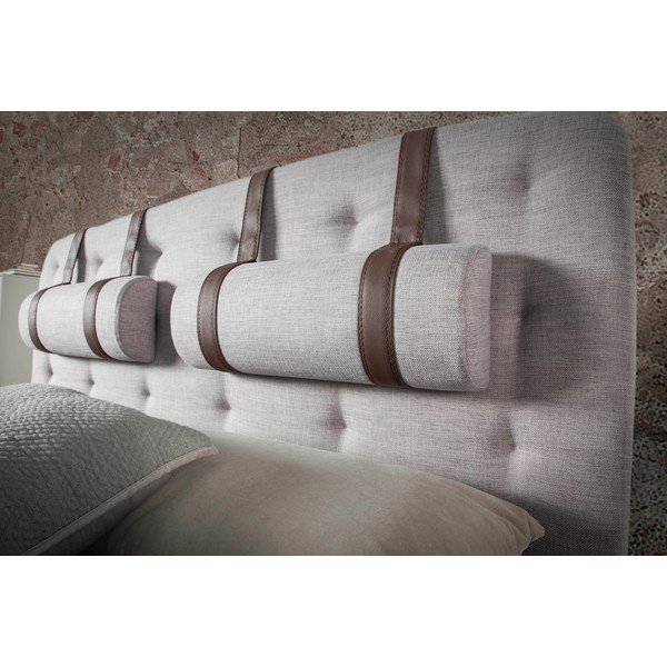 Bračni krevet s nogama od oraha Ángel Cerdá Olivia, 150 x 200 cm-image-1