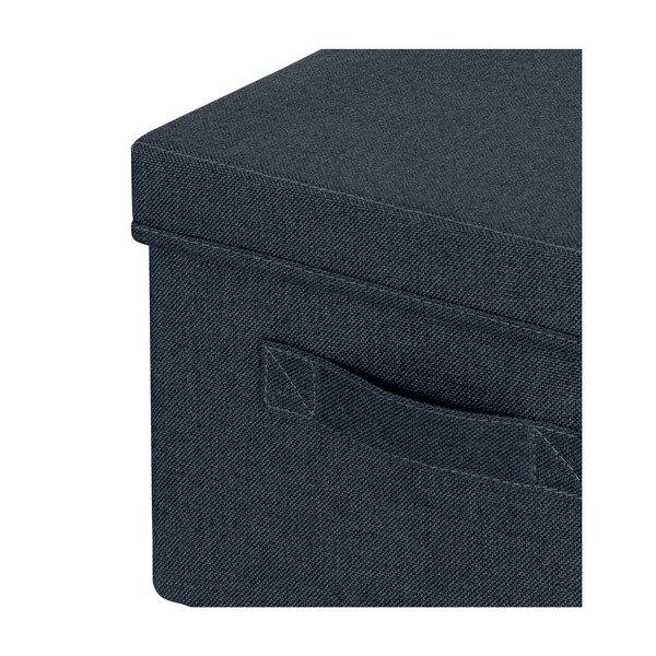 Tamno sive tekstilne kutije za pohranu u setu  2 kom s poklopcem 28.5x38x20 cm – Leitz-image-2