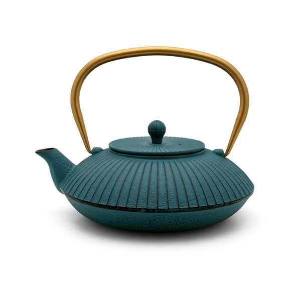 Plavi čajnik od lijevanog željeza 1,1 l Linhai – Bredemeijer