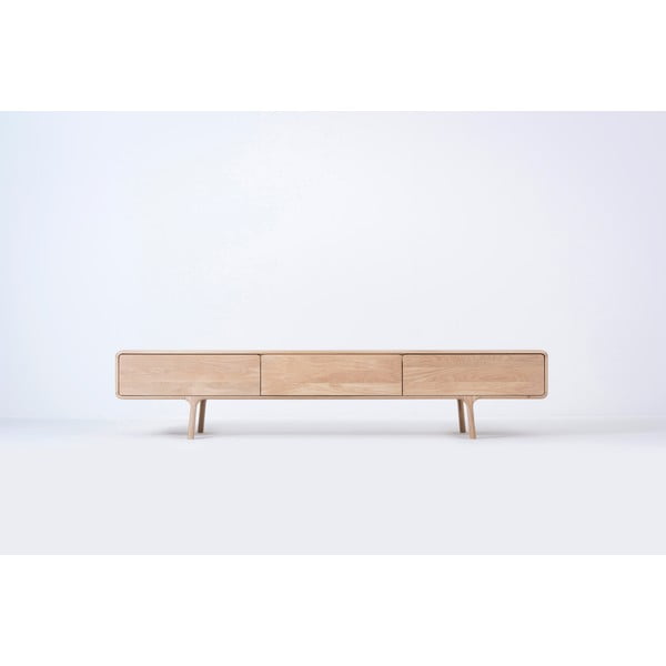 TV komoda od masivnog hrasta s 3 ladice Gazzda Fawn-image-3