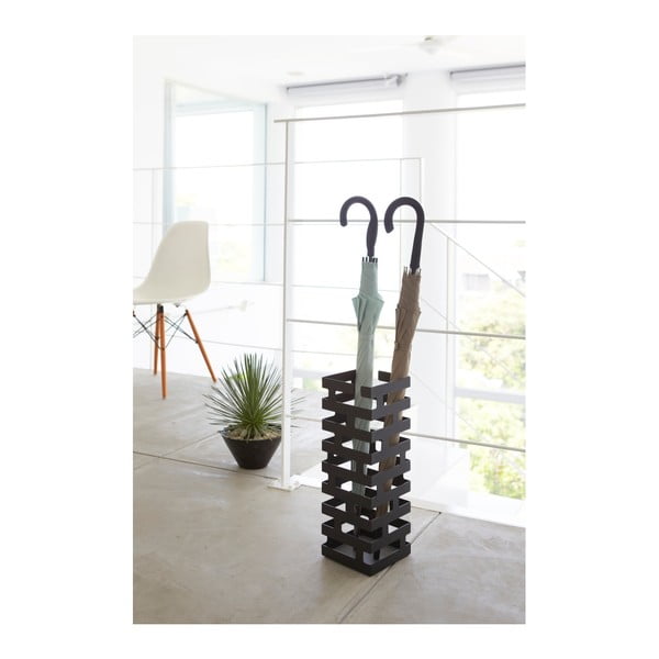 Crni stalak za kišobrane stalak YAMAZAKI Brick-image-1