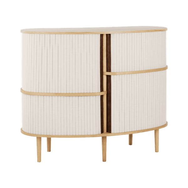 Bež/u prirodnoj boji ormarić u dekoru hrasta s kliznim vratima 120x100x50 cm Audacious – UMAGE-image-3