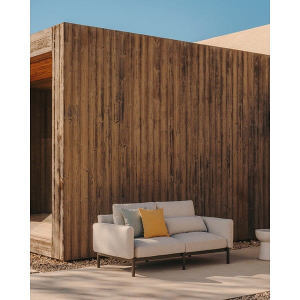 Svijetlo sivi vrtni modularni kauč 201 cm Sorells – Kave Home-image-1