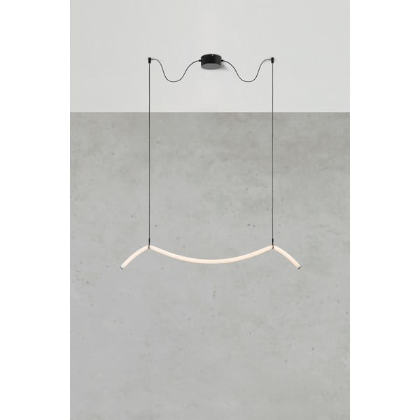 Crno-bijela LED viseća svjetiljka Melt – Markslöjd-image-2