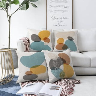 Set od 4 ukrasne jastučnice Minimalist Cushion Covers Stones, 55 x 55 cm