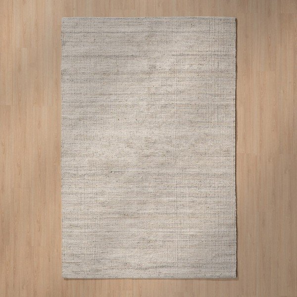 Sivi obostrani tepih od mješavine vune 160x230 cm – Ixia-image-1