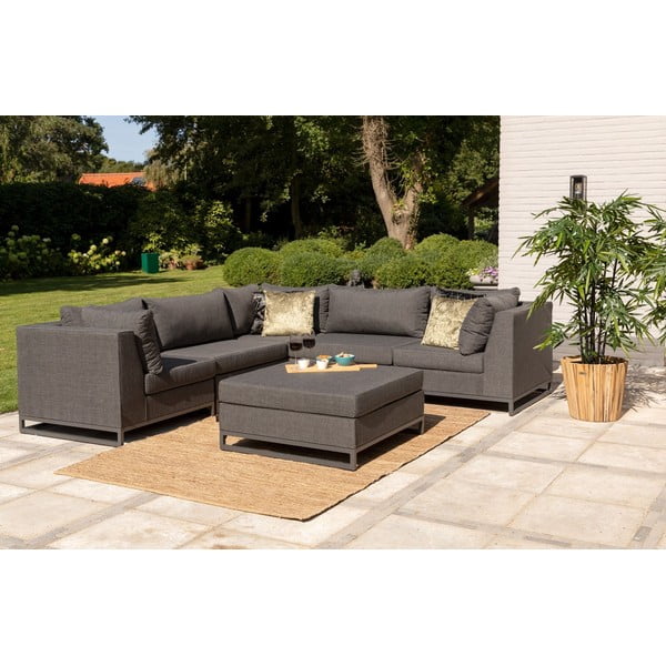 Crni modul za vrtne sjedeće garniture (promjenjiv) Rhodos – Exotan-image-1