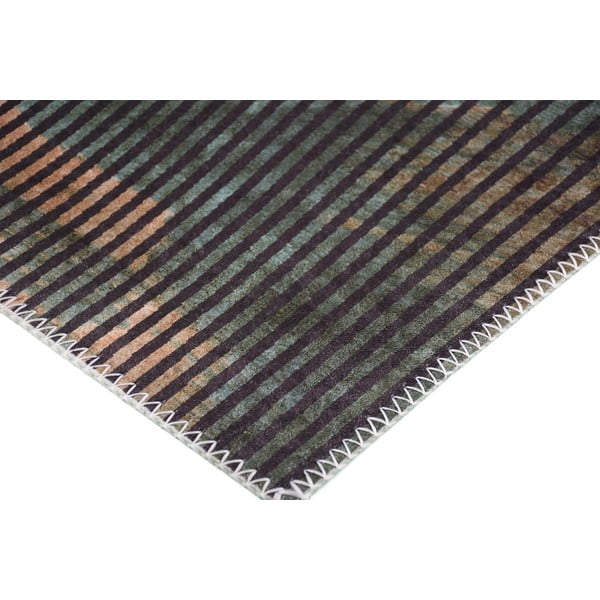 Tamno zeleni perivi tepih 150x80 cm - Vitaus-image-2