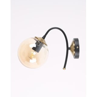 Oker žuta/crna zidna lampa ø 15 cm Yoyo – Squid Lighting
