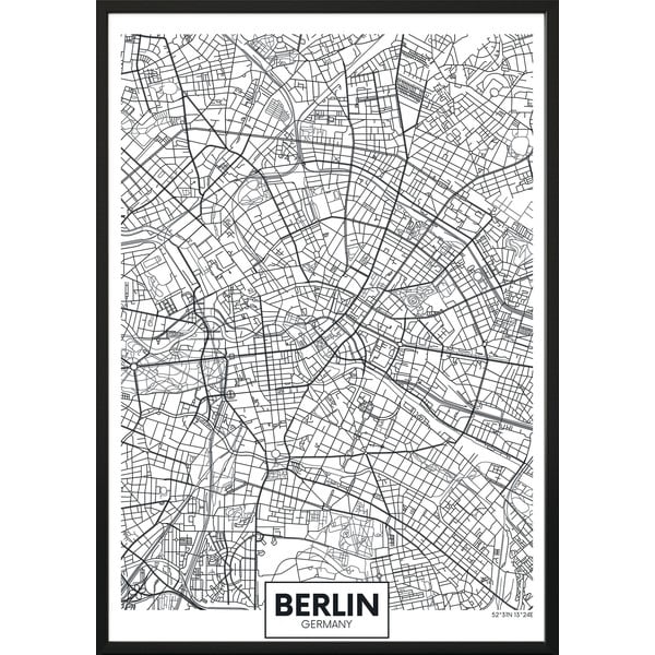 Zidni poster u okviru MAP/BERLIN, 40 x 50 cm