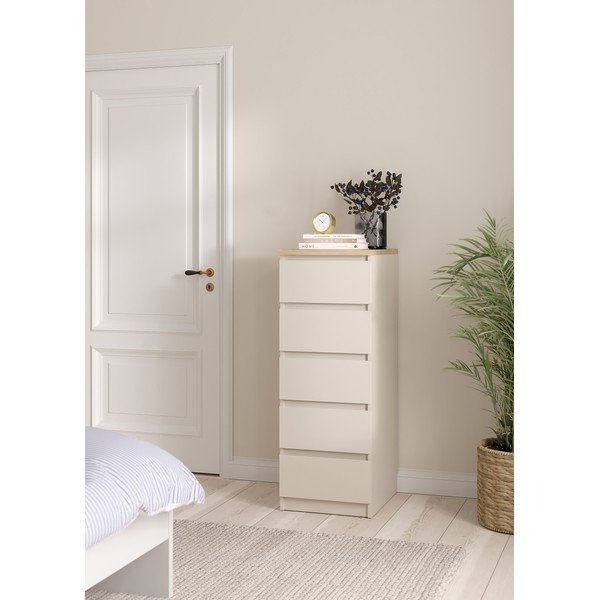 Krem komoda 40x111x50 cm Naia – Tvilum-image-1