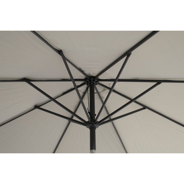Svjetlosivi viseći suncobran Hartman Shadowflex, ø 300 cm-image-1