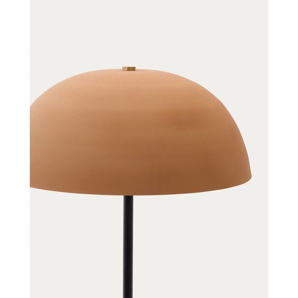 Stojeća svjetiljka boja terakote s metalnim sjenilom (visina 140 cm) Nibla – Kave Home-image-4