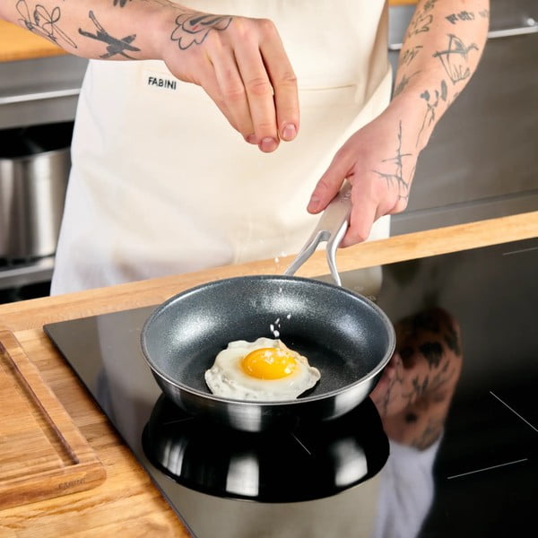 Tava s neprijanjajućom površinom od nehrđajućeg čelika ø 20 cm Lucca 3.0 – FABINI-image-1