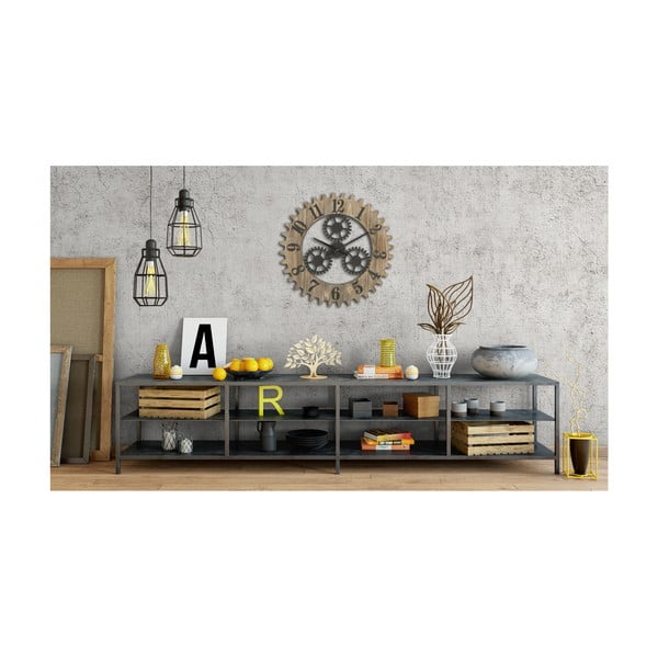 Zidni sat Mauro Ferretti Ingranaggio Plus, ø 60 cm-image-1